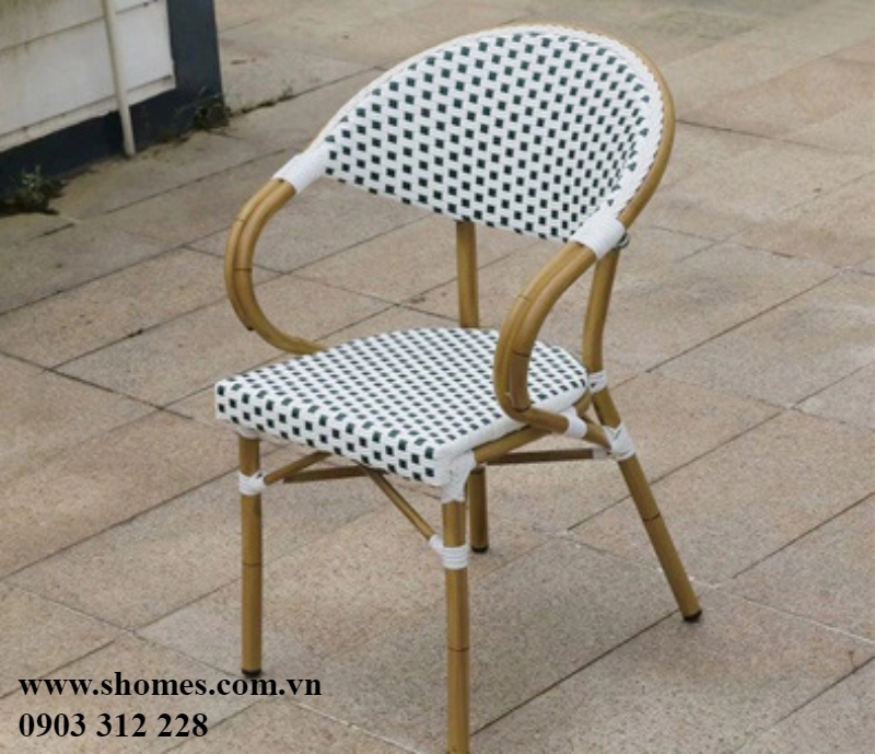 ban ghe ngoai troi nhap khau 2 1240 - Bộ bàn ghế khung nhôm